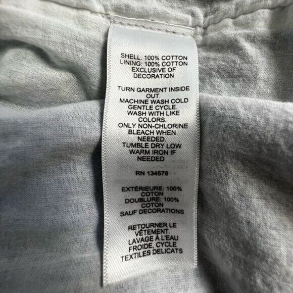 VINEYARD VINES GIRLS SWIMMING TRUNKS SIZE S BLUE WHITE STRIPES LINED - Picture 8 of 9